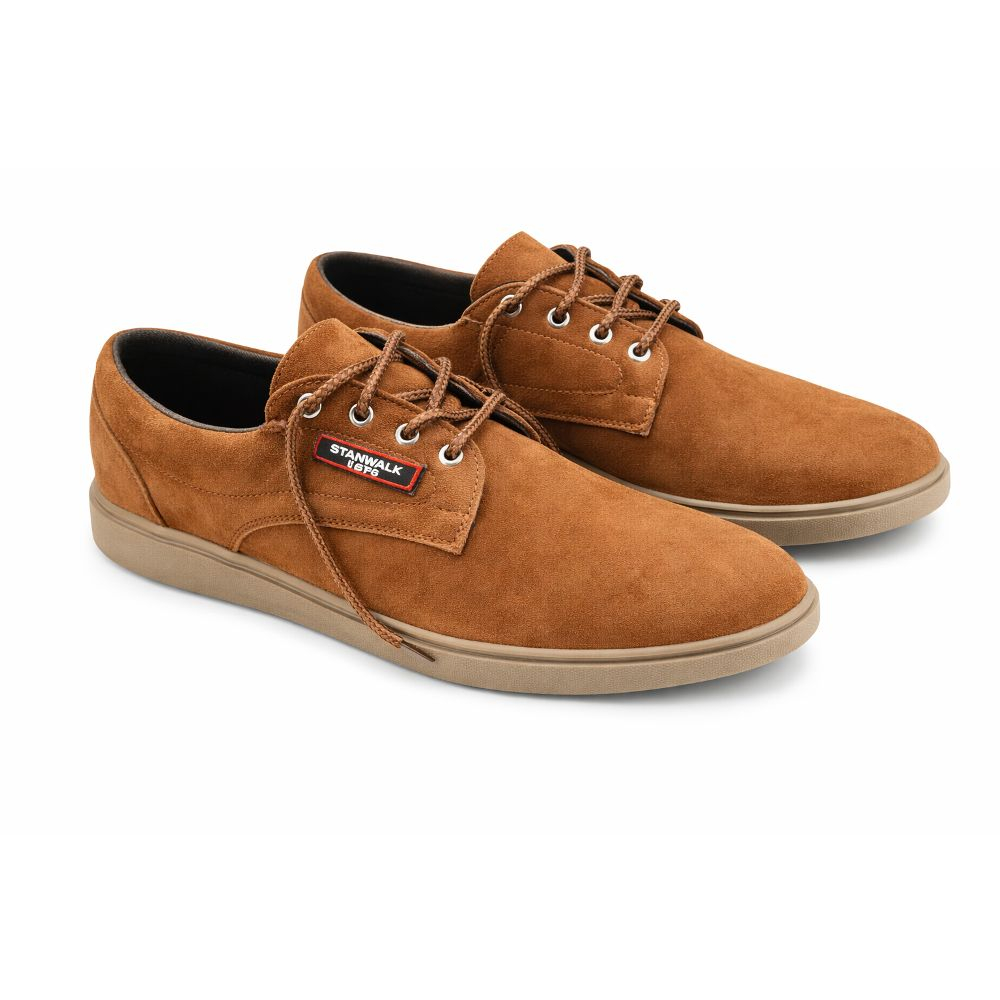 Mens Two Tone Lace Up Derby Shoes